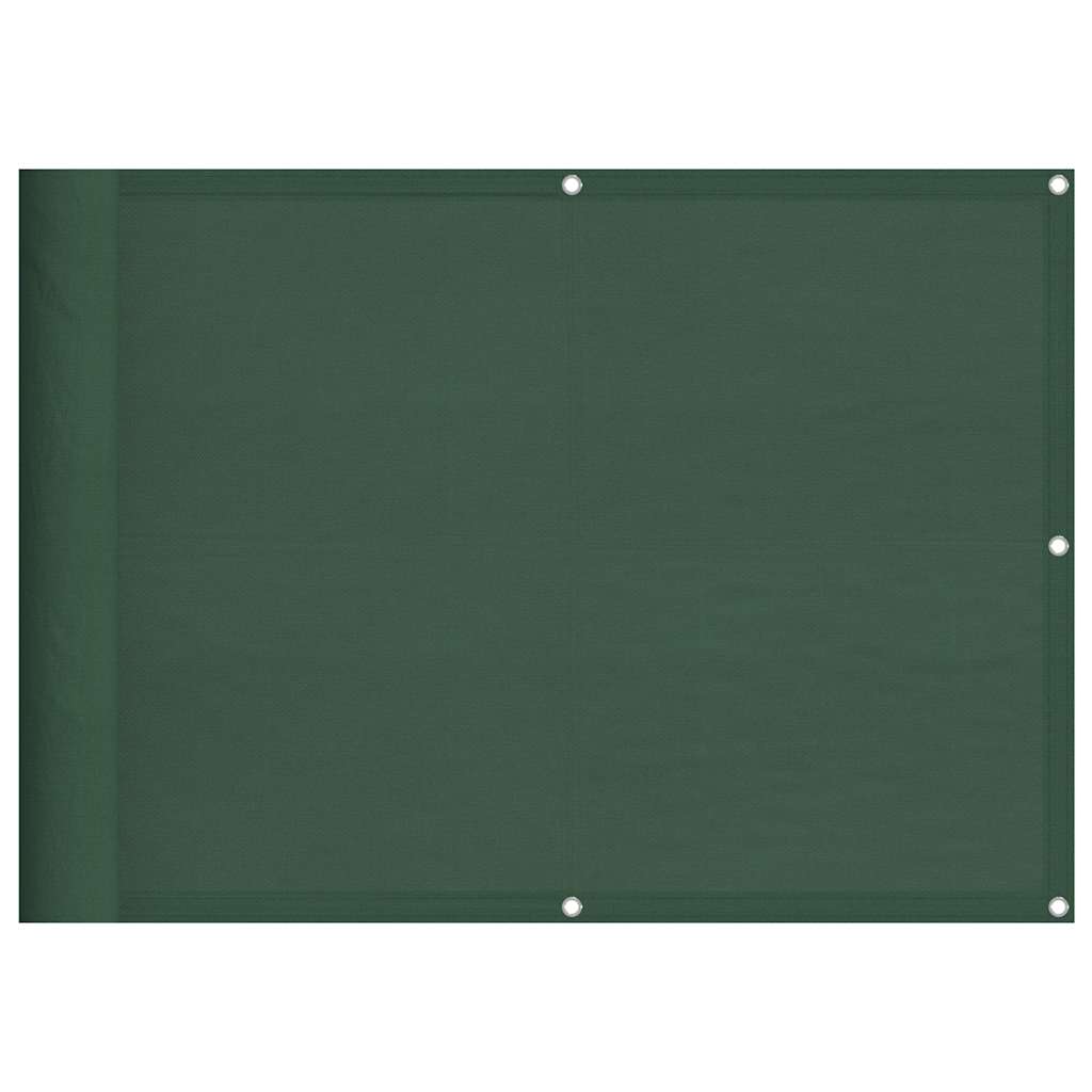 Paravento Balcone Verde Scuro 75x1000 cm 100% Poliestere Oxford