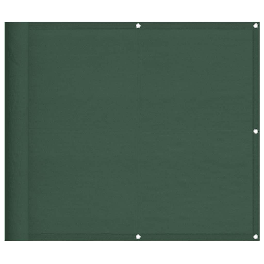 Paravento Balcone Verde Scuro 90x1000 cm 100% Poliestere Oxford