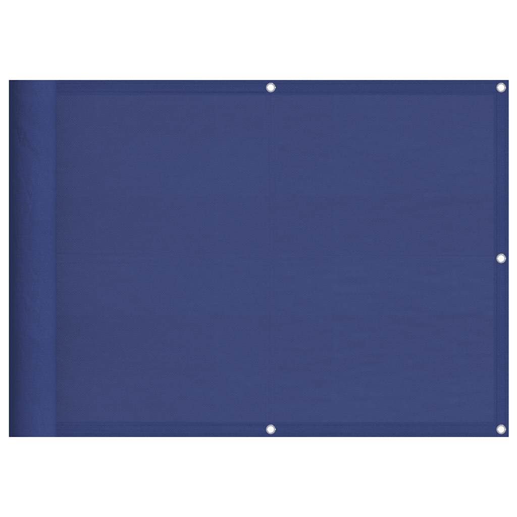 Paravento da Balcone Blu 75x1000 cm 100% Poliestere Oxford