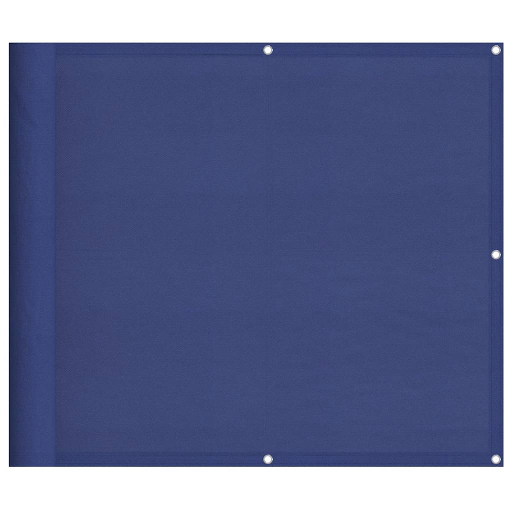 Paravento da Balcone Blu 90x800 cm 100% Poliestere Oxford