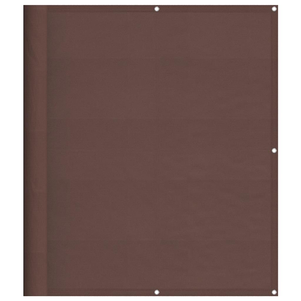 Paravento da Balcone Marrone 120x1000 cm 100% Poliestere Oxford