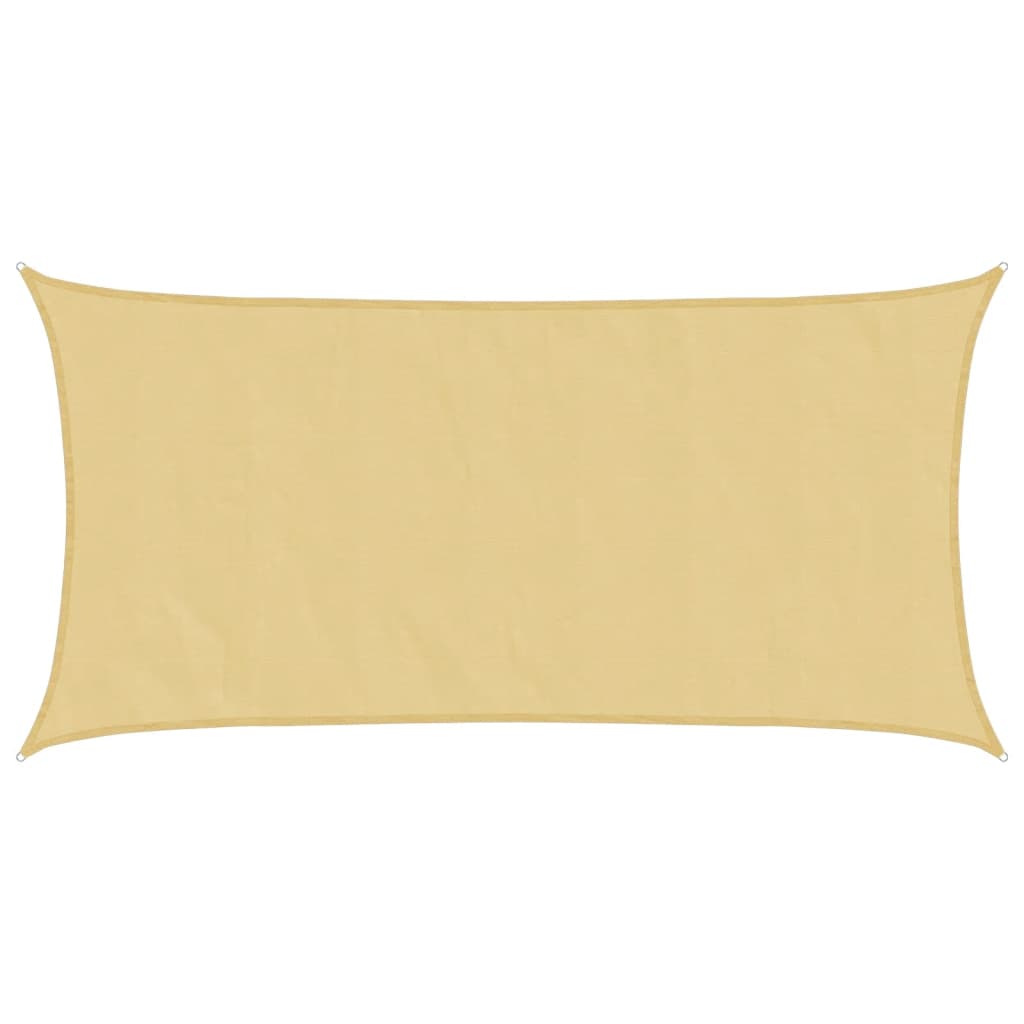 Vela Parasole Sabbia 4x2 m 100% Poliestere Oxford