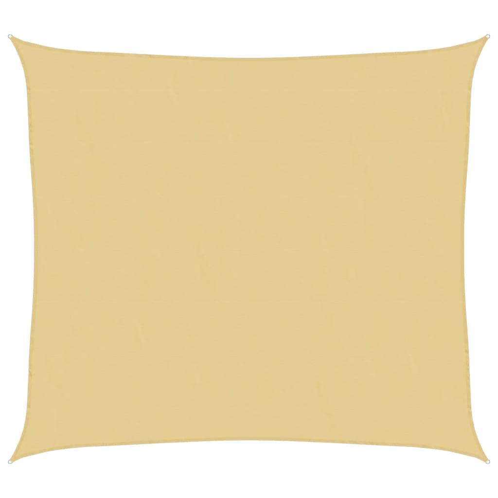 Vela Parasole Sabbia 3x2,5 m 100% Poliestere Oxford