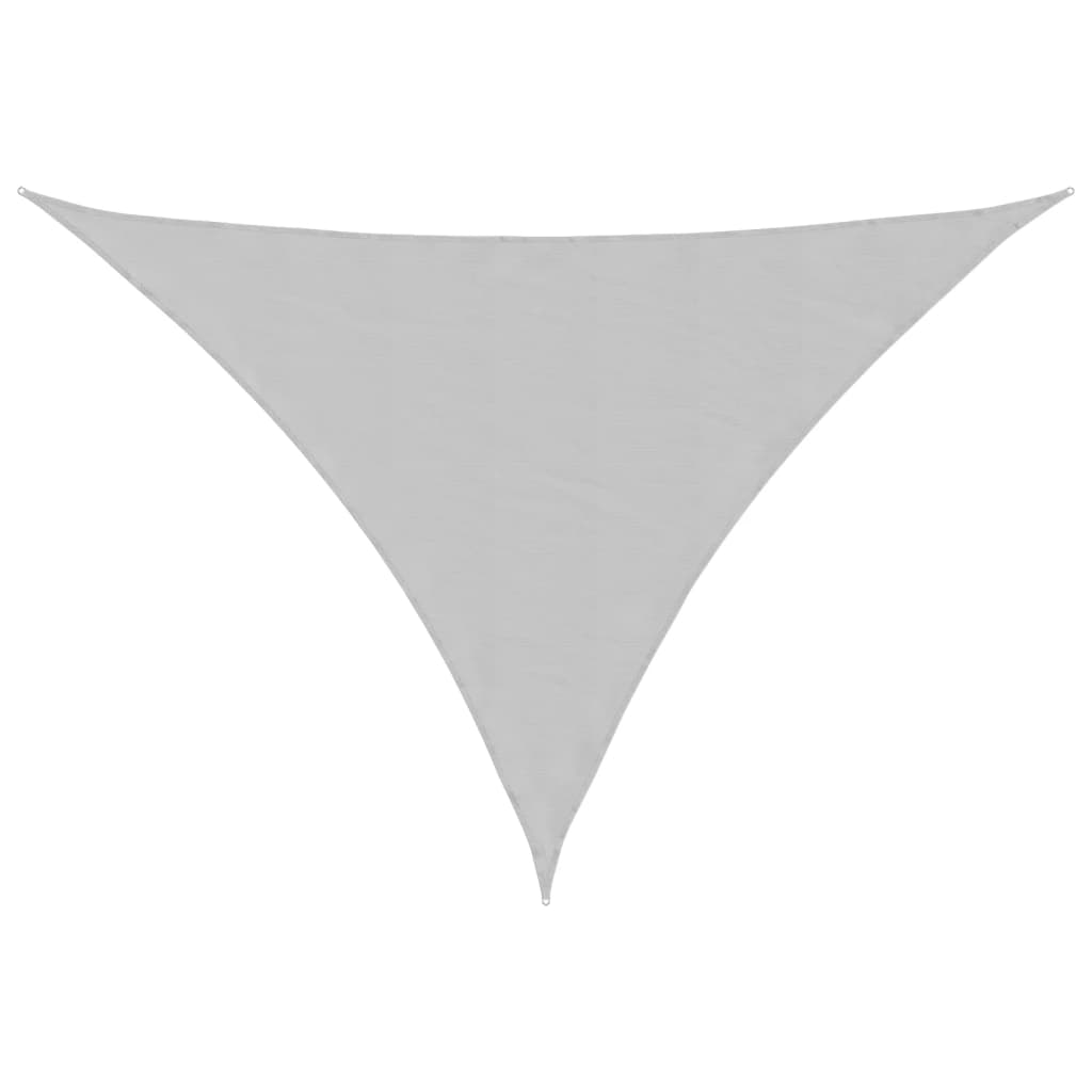 Vela Parasole Grigio Chiaro 7x5x5 m 100% Poliestere Oxford