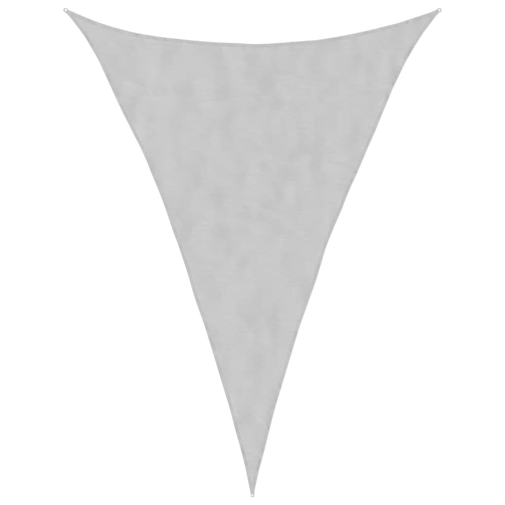 Vela Parasole Grigio Chiaro 5x7x7 m 100% Poliestere Oxford