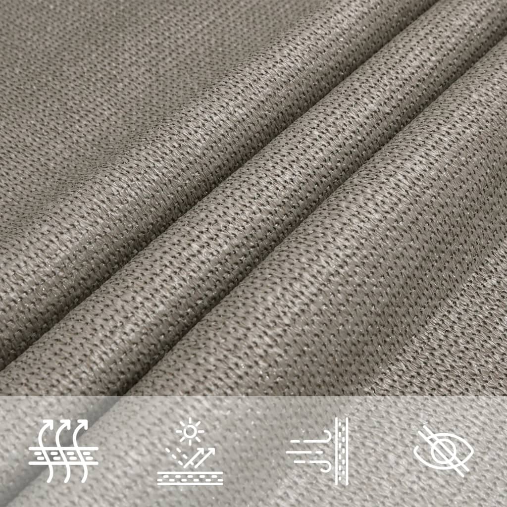 Vela Parasole 160 g/m² Triangolare 2,5x2,5x3,5 m in HDPE