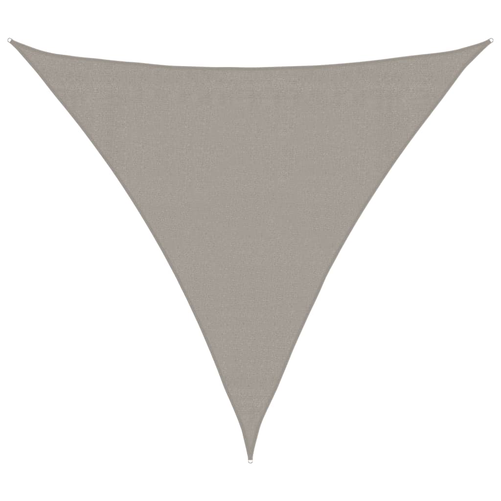 Vela Parasole 160 g/m² Triangolare 3x3x3 m in HDPE
