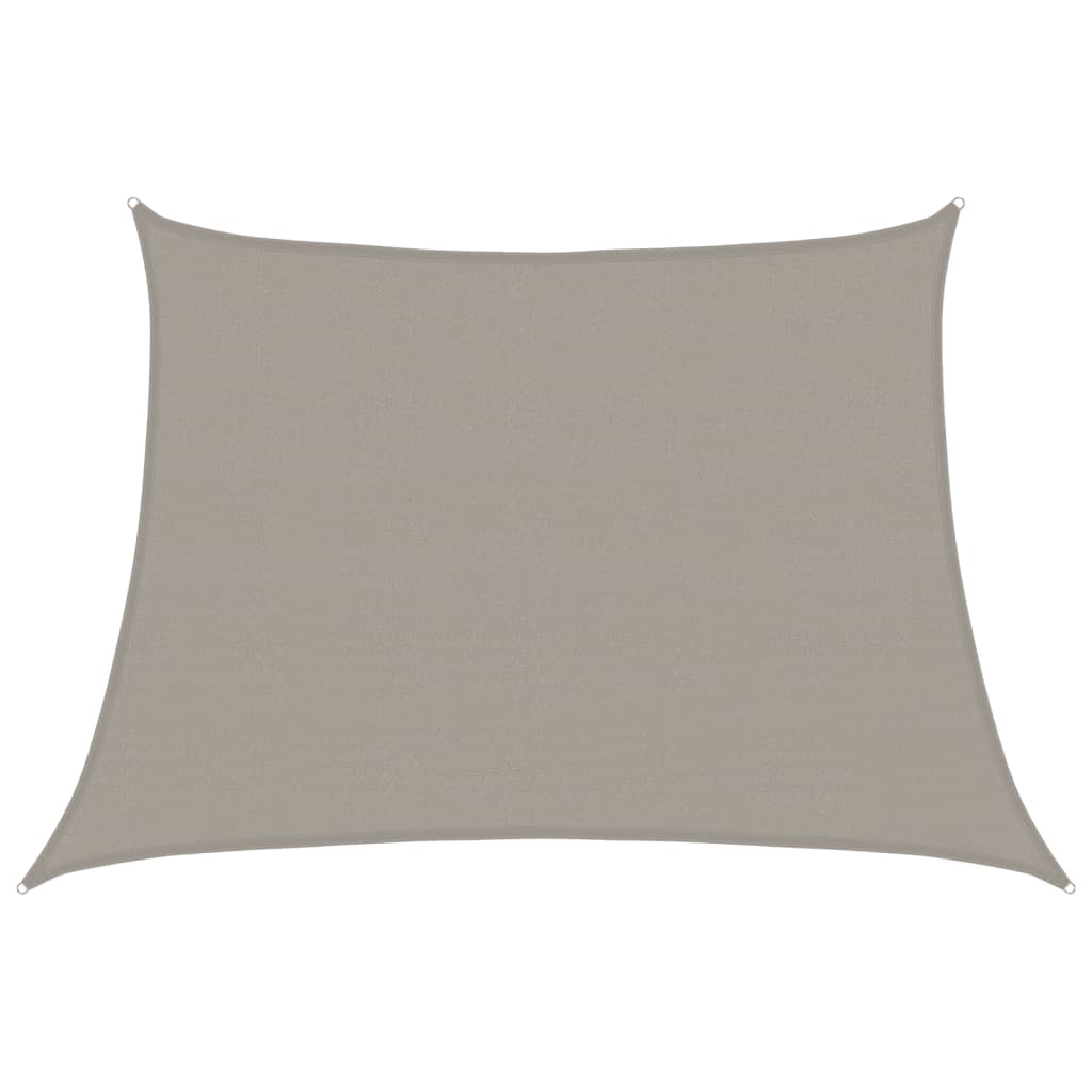 Vela Parasole 160 g/m² Trapezio Grigio Chiaro 4/5x3 m in HDPE