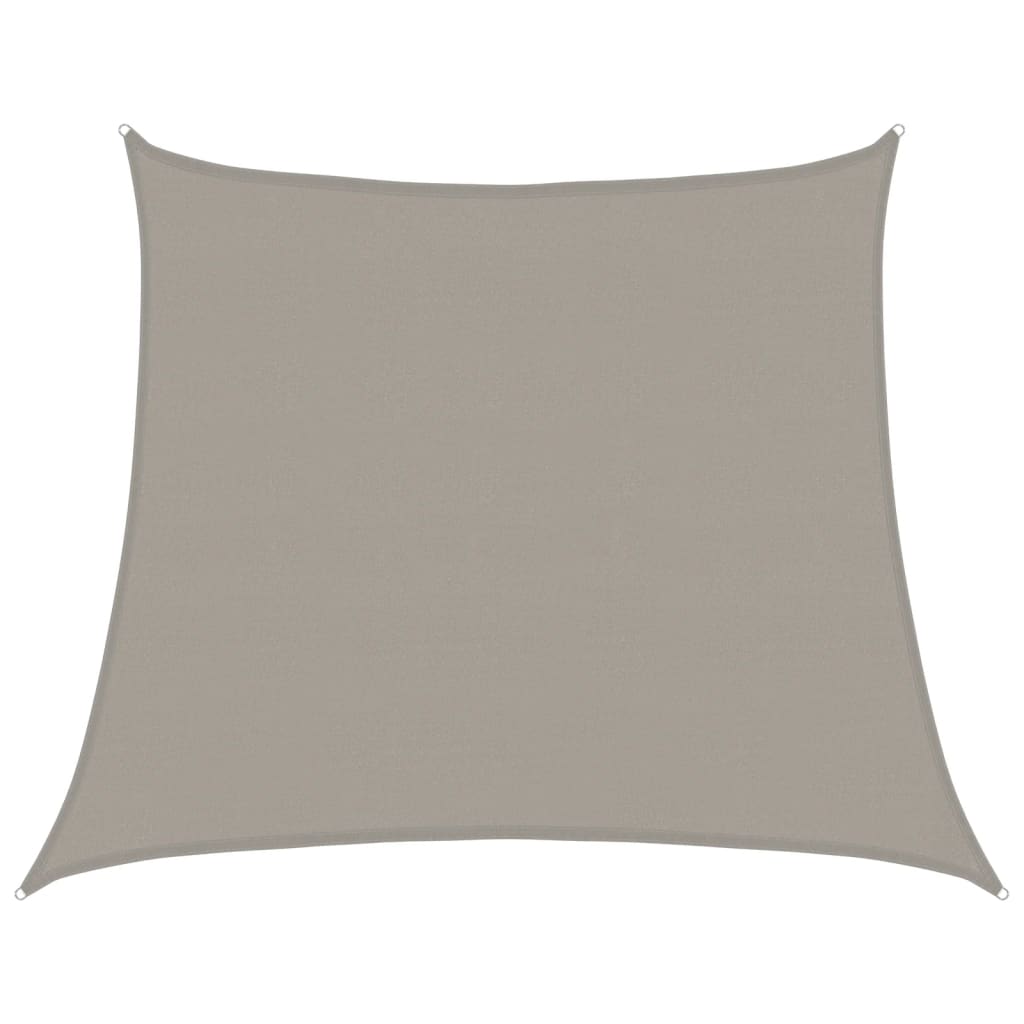 Vela Parasole 160 g/m² Trapezio Grigio Chiaro 4/5x4 m in HDPE