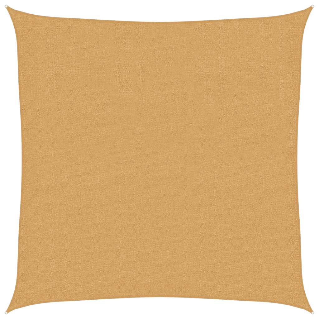 Vela Parasole 160 g/m² Quadrata Sabbia 2,5x2,5 m in HDPE
