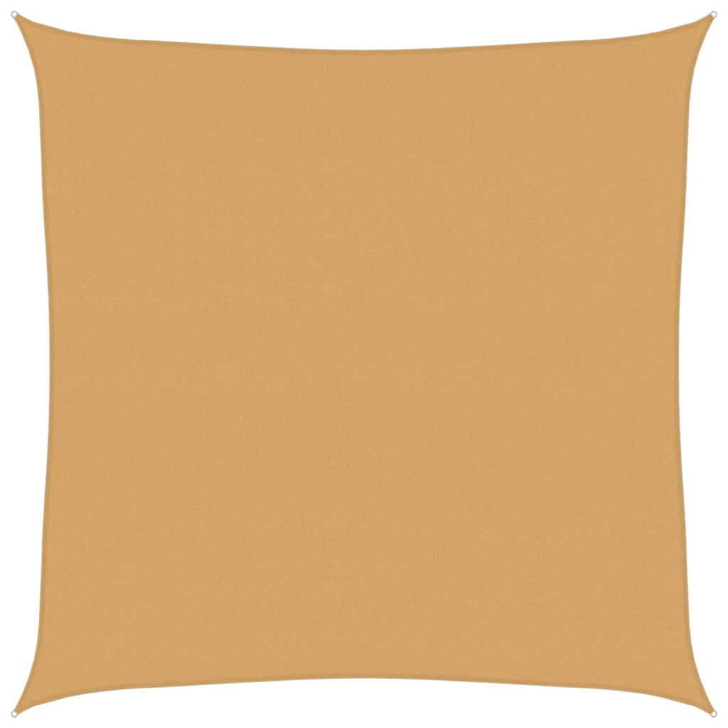 Vela Parasole 160 g/m² Quadrata Sabbia 4,5x4,5 m in HDPE