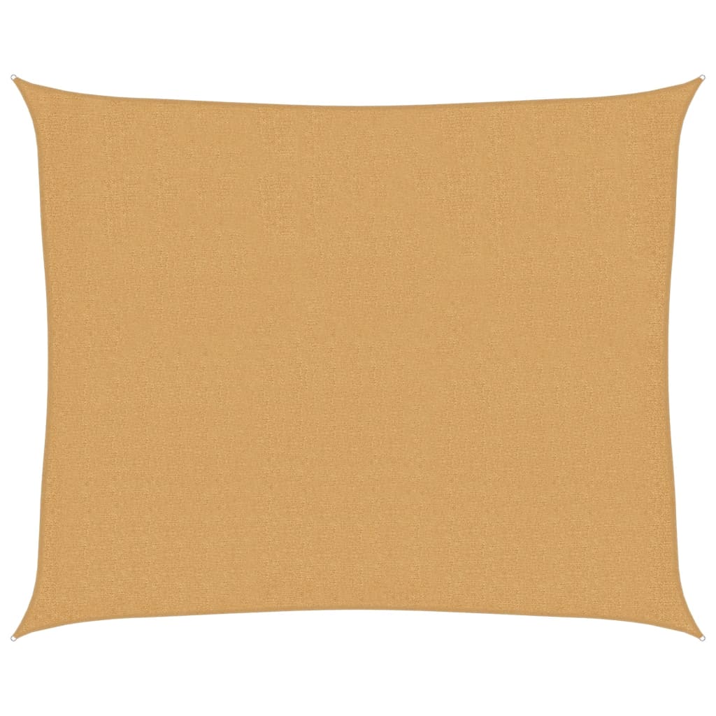 Vela Parasole 160 g/m² Rettangolare Sabbia 2,5x3 m in HDPE