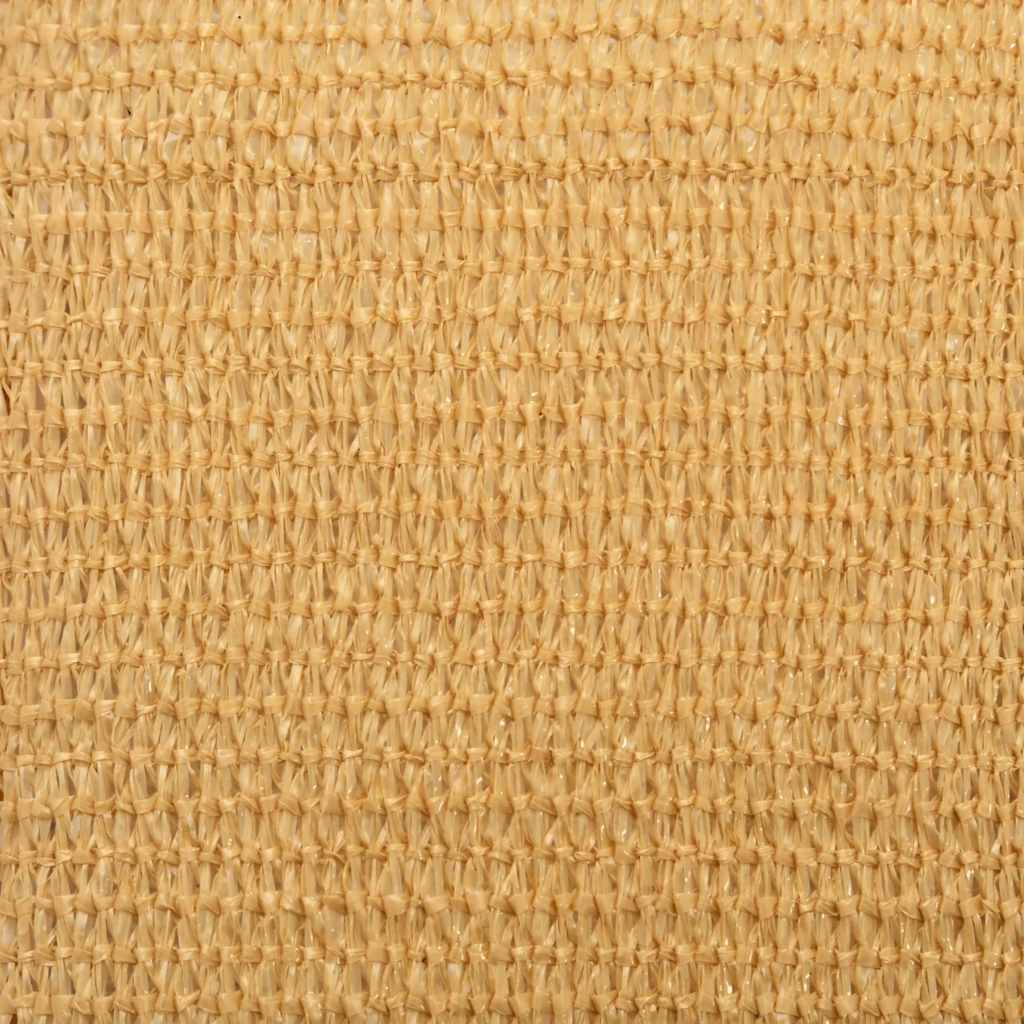 Vela Parasole 160 g/m² Triangolare Sabbia 3x4x4 m in HDPE