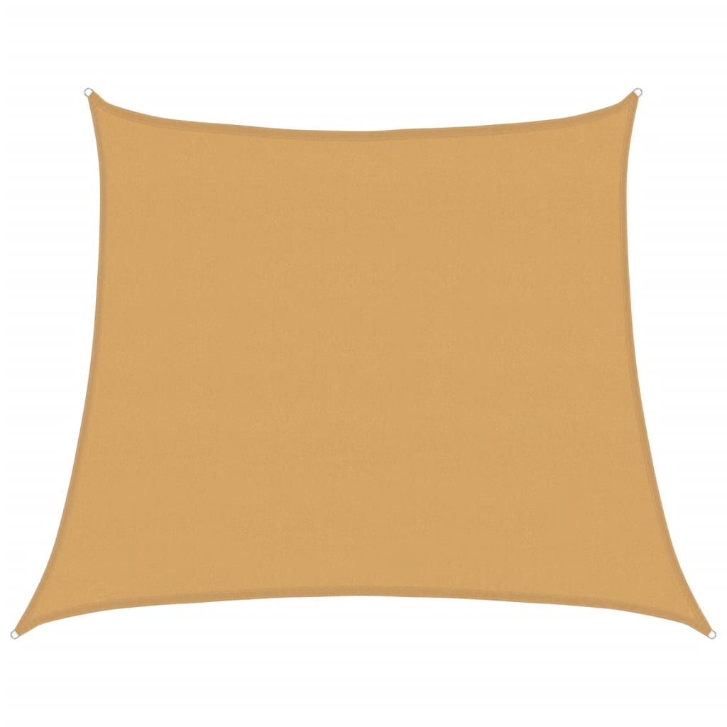 Vela Parasole 160 g/m² Trapezio Grigio Chiaro 4/5x4 m in HDPE