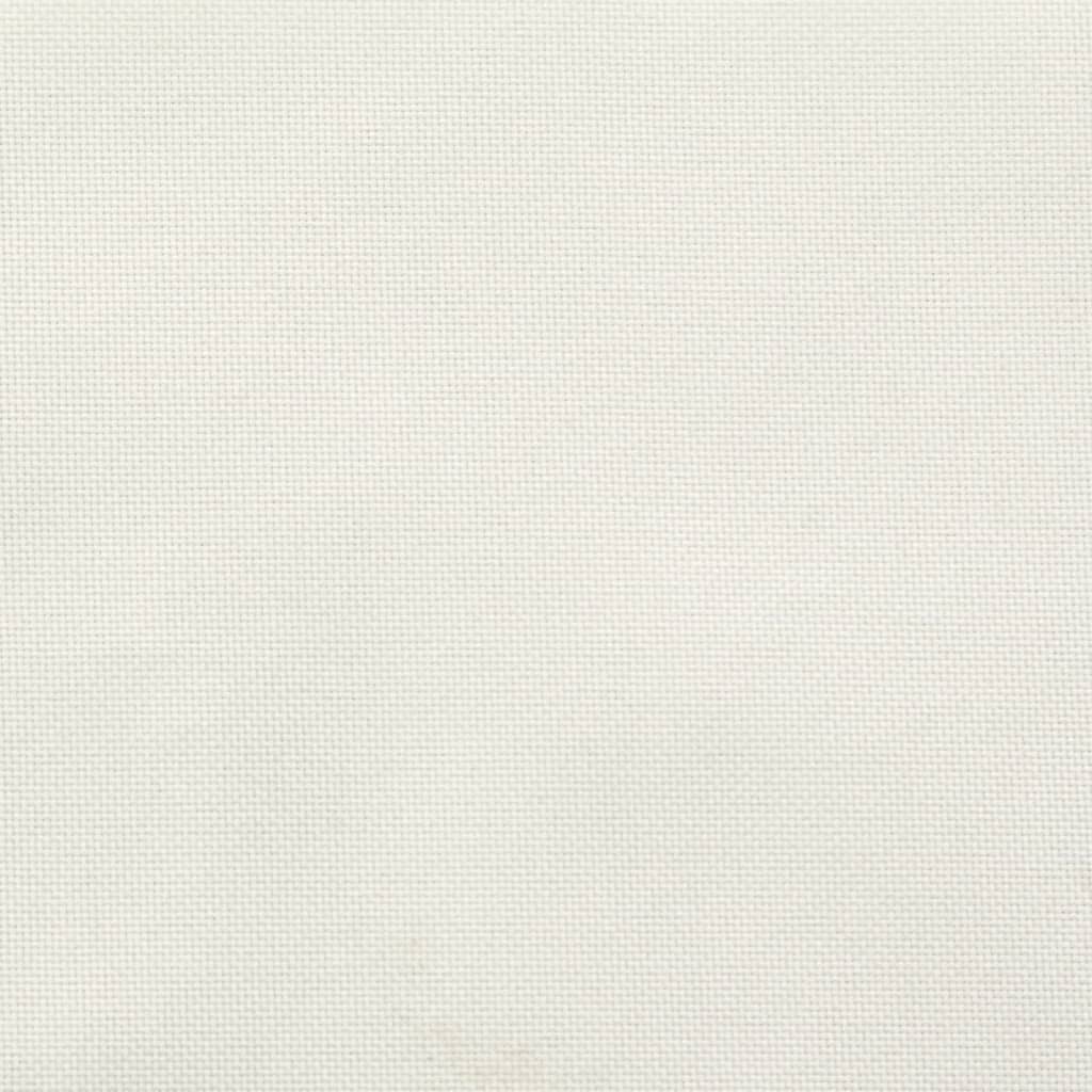 Cuscini Sedia Schiena Alta 4 Crema Mélange 120x50x7 Tessuto