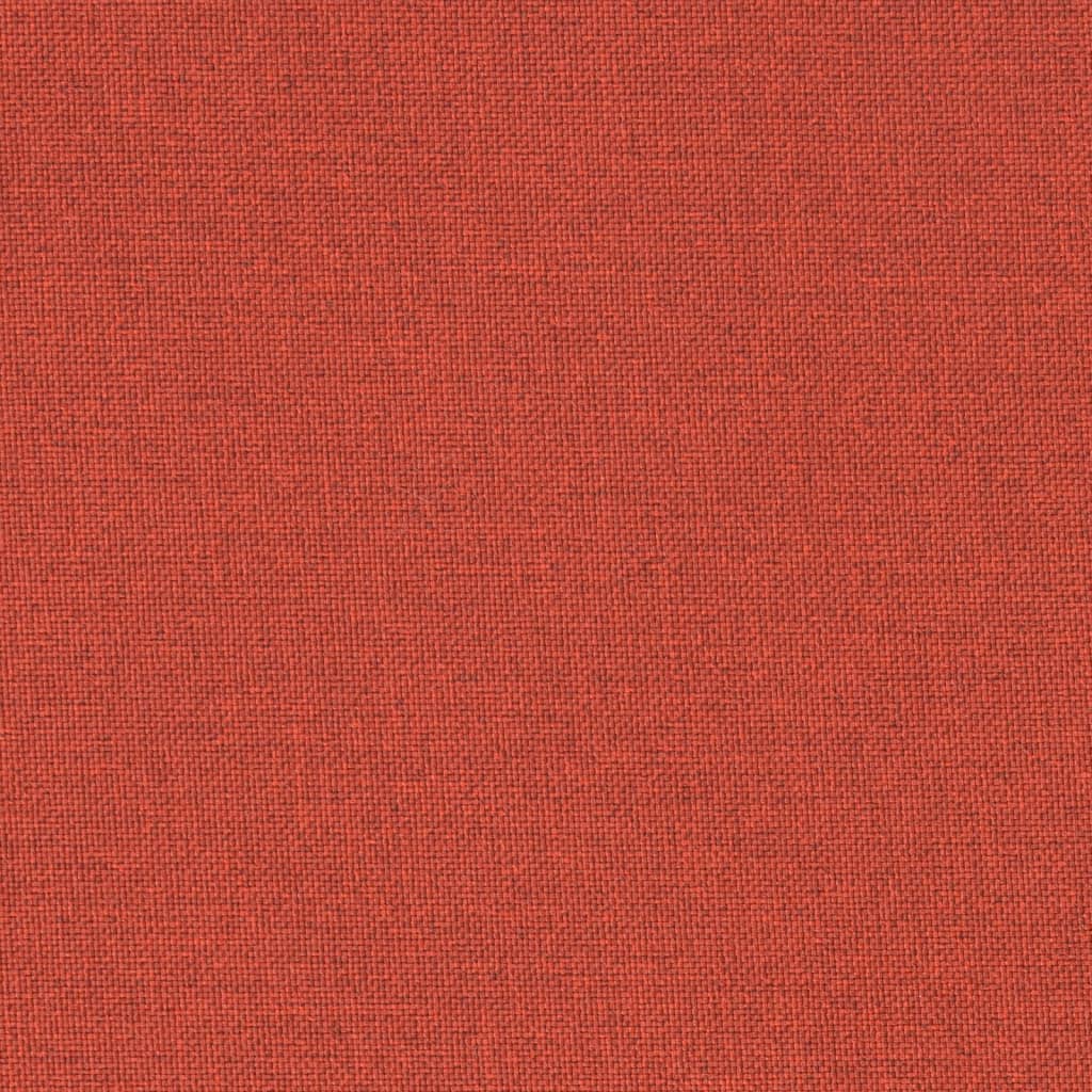 Cuscini Sedia Schiena Alta 6 Rosso Mélange 120x50x7 Tessuto