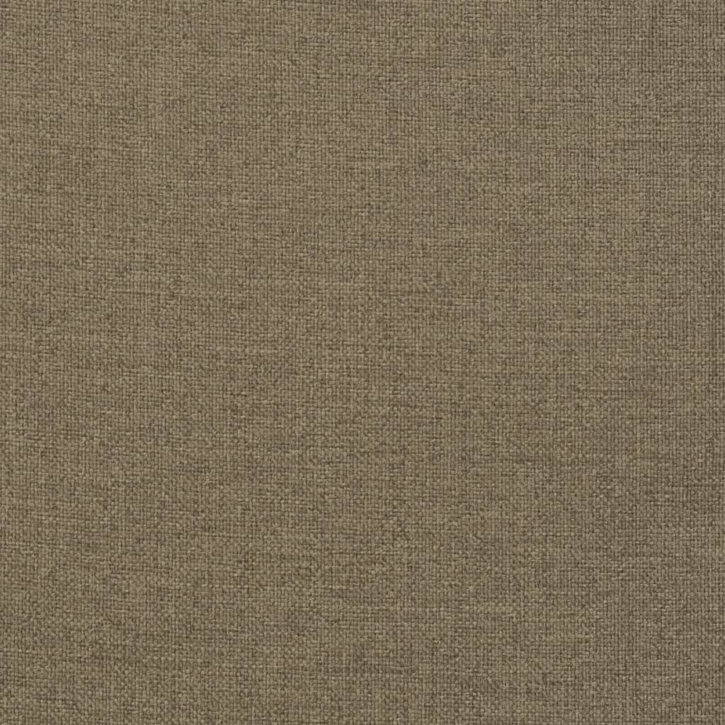 Cuscini Sedia Schiena Alta 6 Tortora Mélange 120x50x7 Tessuto