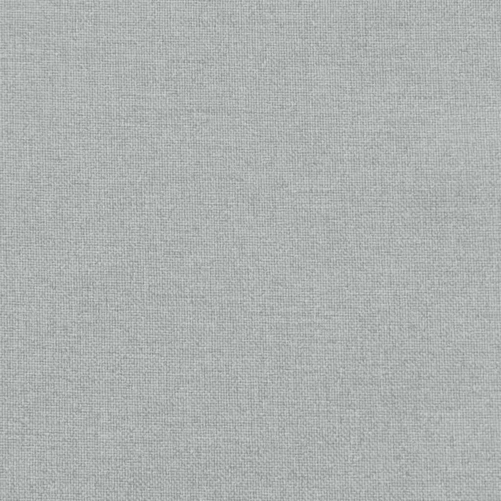 Cuscini Sedia Schiena Bassa 4 pz Grigio Mélange 100x50x7 cm