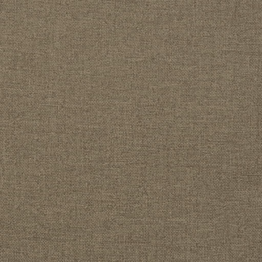 Cuscini Sedia Schiena Alta 2 Tortora Mélange 120x50x4 Tessuto
