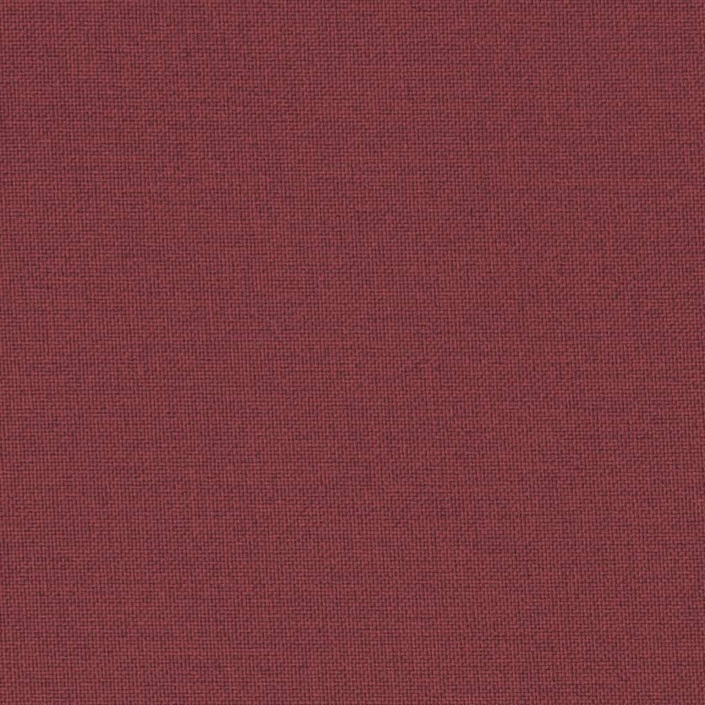 Cuscini Sedia Schiena Alta 2 Rosso Vino Mélange 120x50x4 cm