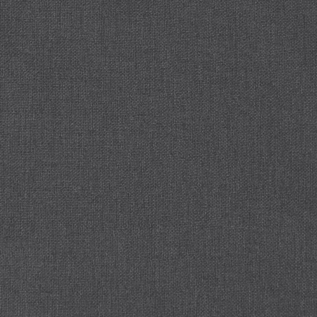 Cuscini Sedia Schiena Bassa 4 pz Antracite Mélange 100x50x4 cm