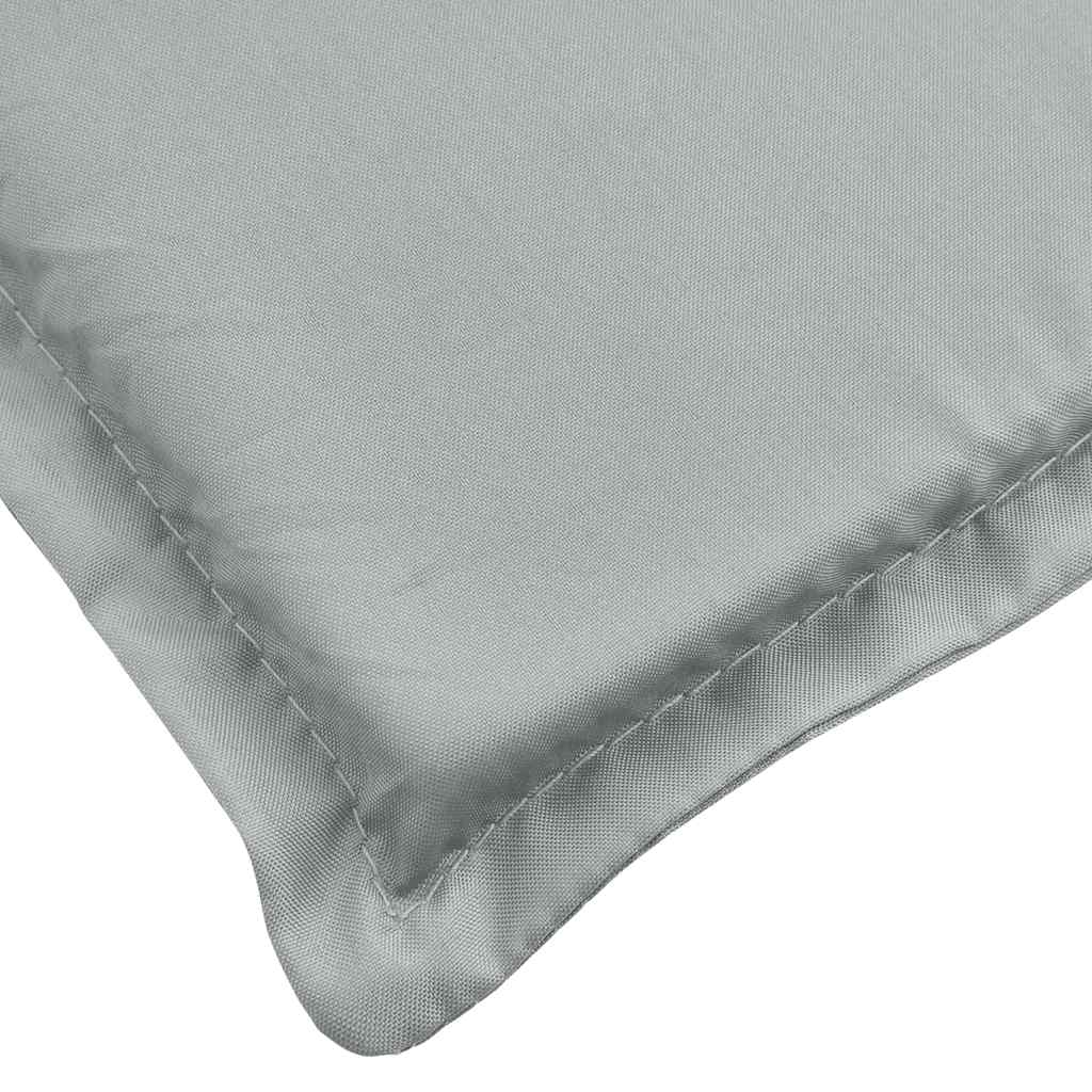 Cuscino per Lettino Prendisole Grigio Chiaro Mélange 186x58x4cm