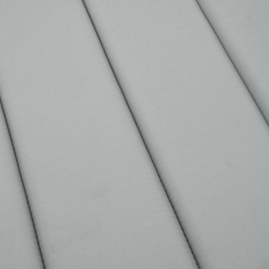 Cuscino per Lettino Prendisole Grigio Chiaro Mélange 186x58x4cm