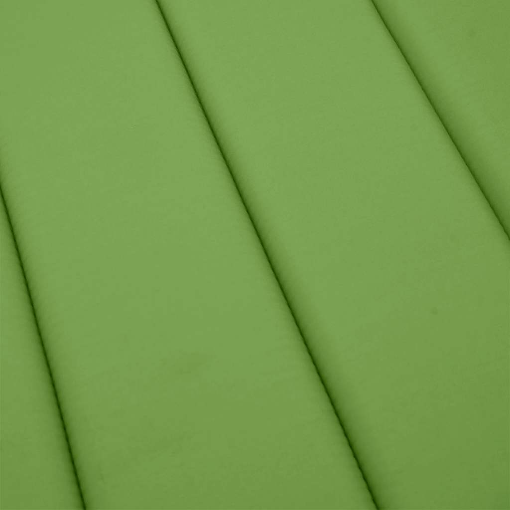 Cuscino per Lettino Prendisole Verde Mélange 186x58x4cm Tessuto