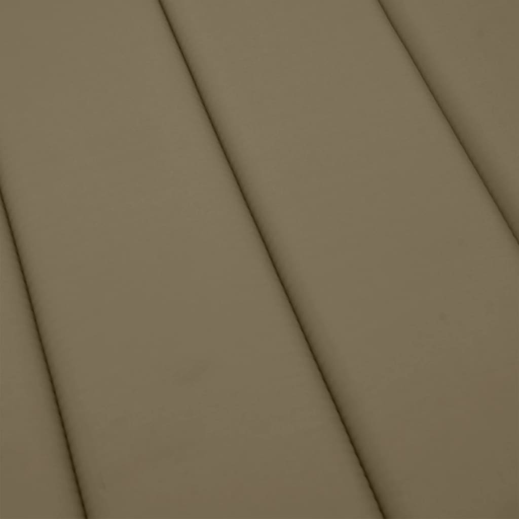 Cuscino per Lettino Prendisole Tortora Mélange 200x50x4 cm