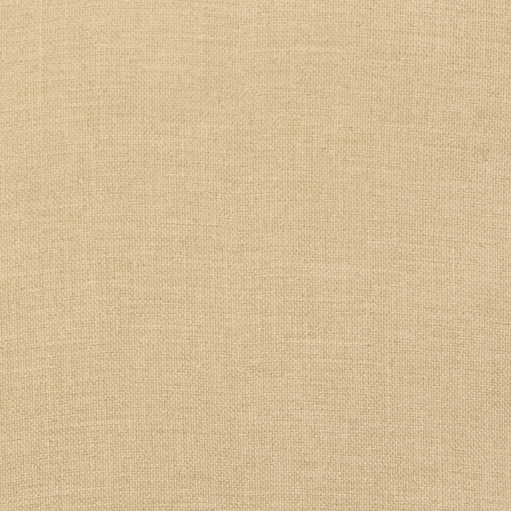 Cuscino per Lettino Prendisole Beige Mélange 200x60x4cm Tessuto