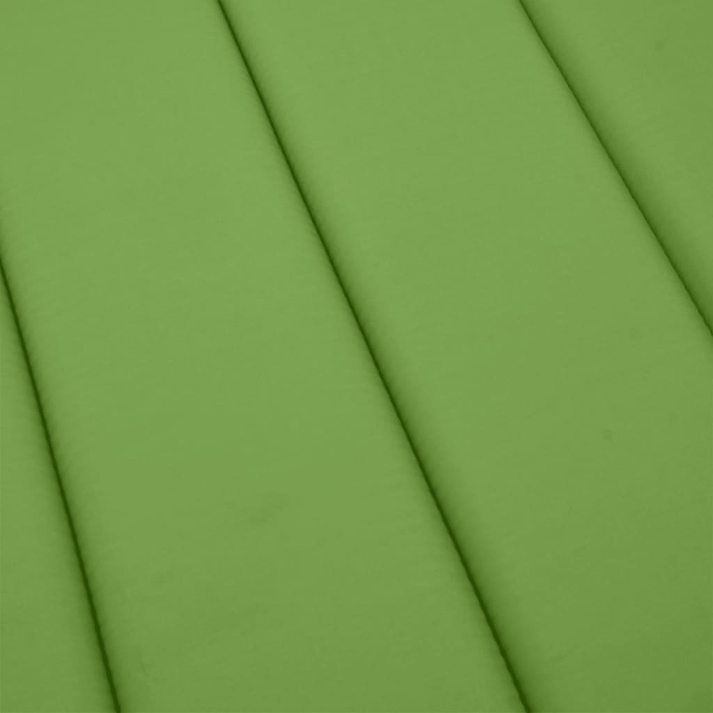 Cuscino per Lettino Prendisole Verde Mélange 200x70x4cm Tessuto