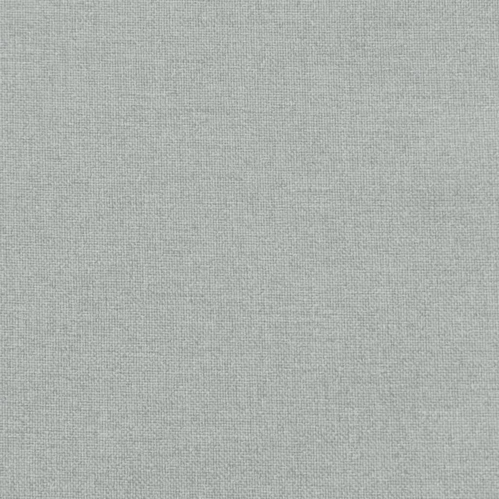 Cuscino Panca Giardino Grigio Chiaro Mélange 100x50x7cm Tessuto