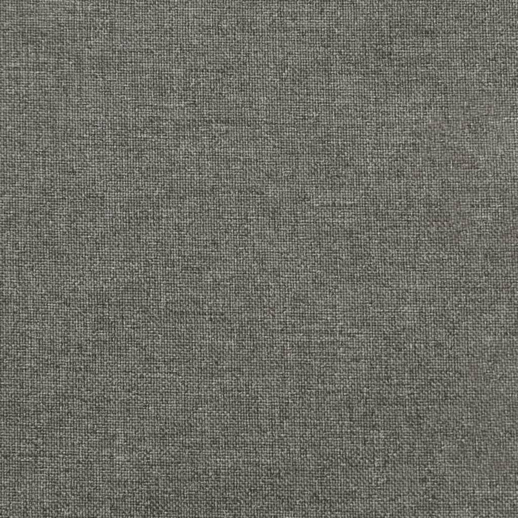 Cuscino Panca Giardino Grigio Scuro Mélange 120x50x7 cm Tessuto