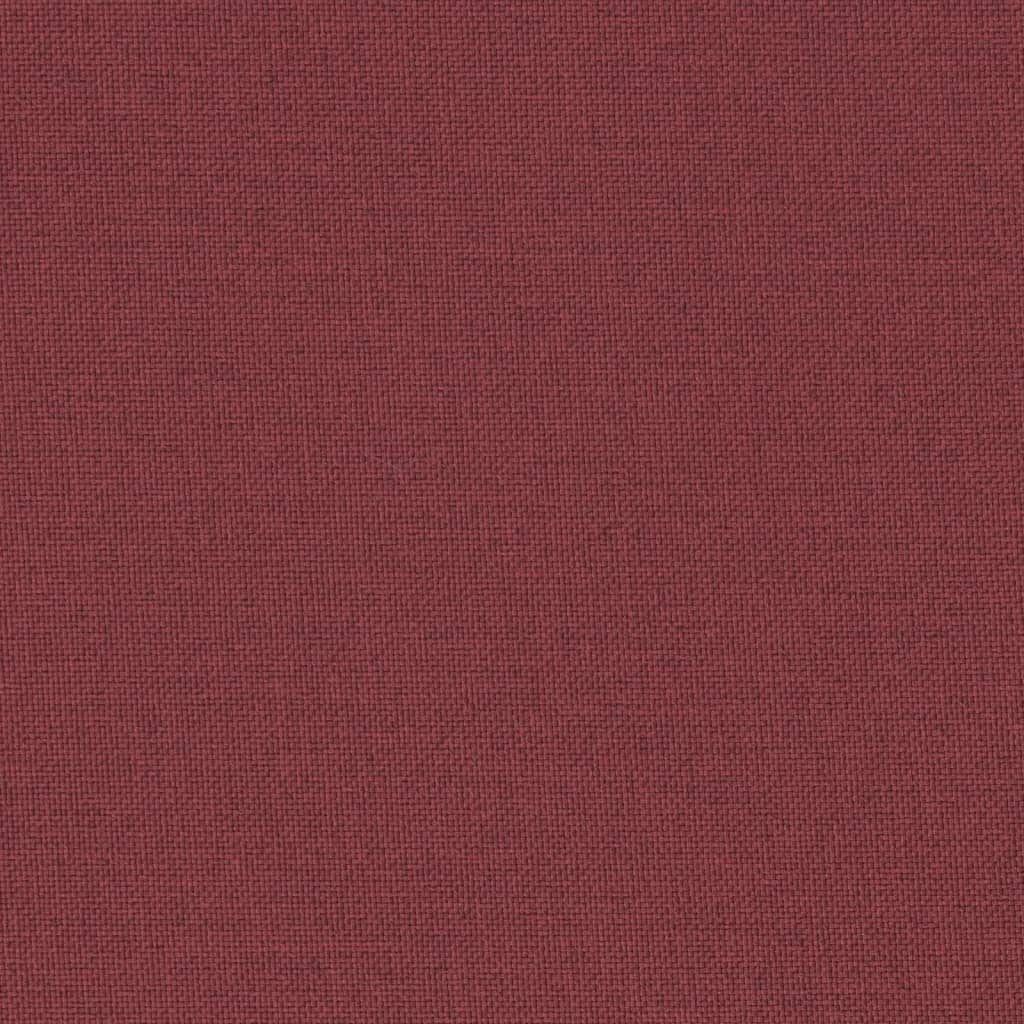 Cuscino Panca da Giardino Rosso Vino Mélange 180x50x7cm Tessuto