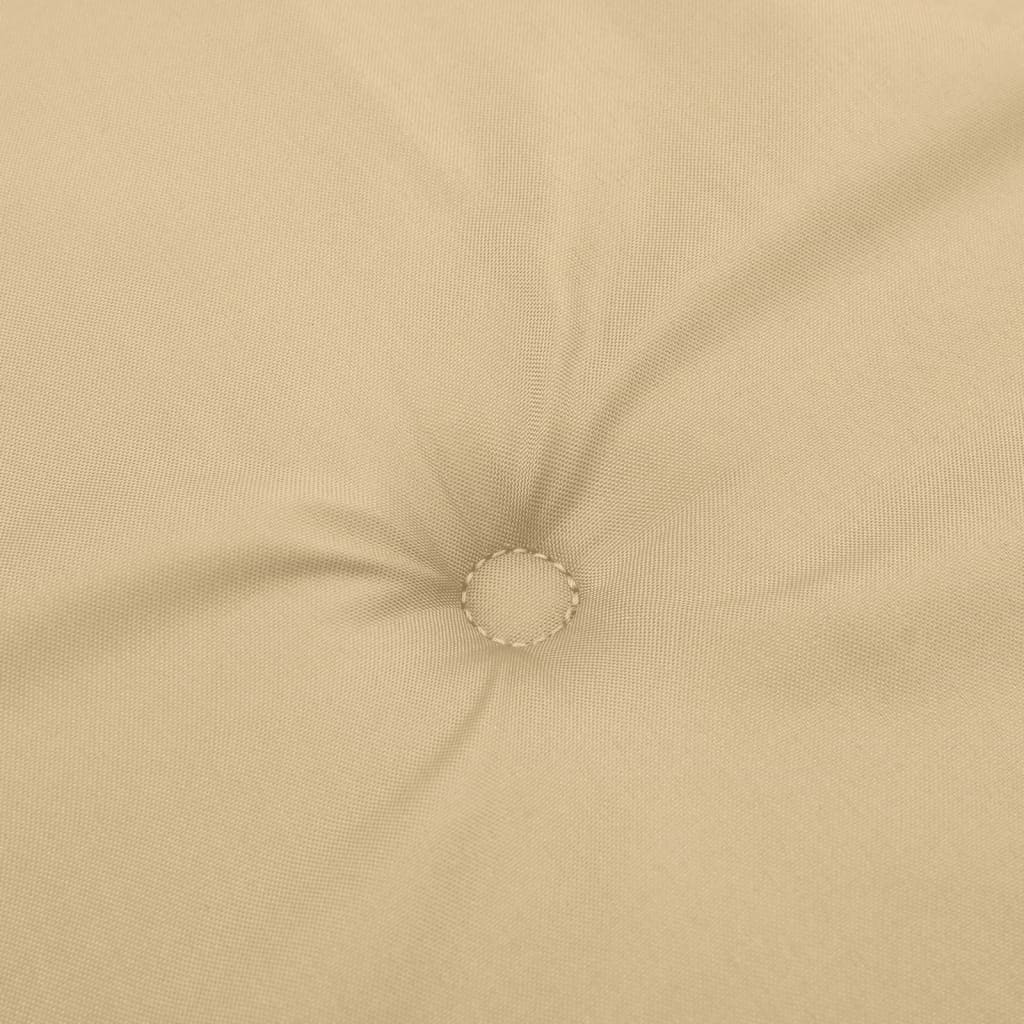 Cuscini Panca Giardino 2pz Beige Mélange 150x50x7 cm Tessuto