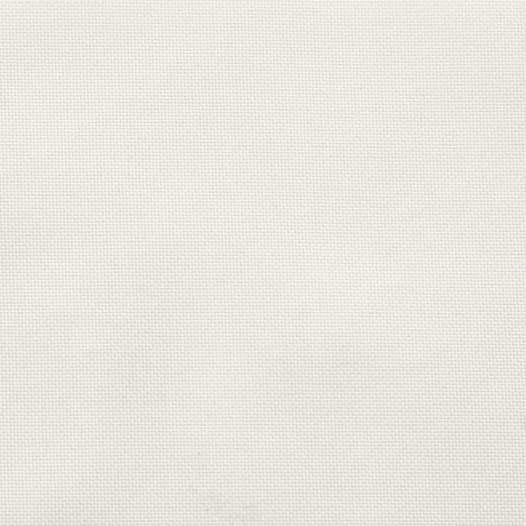 Cuscini Panca Giardino 2pz Crema Mélange 180x50x7 cm Tessuto