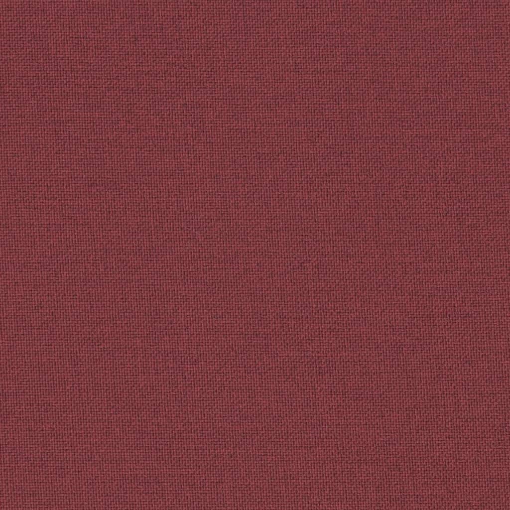Cuscini Panca Giardino 2pz Rosso Vino Mélange 200x50x7 cm