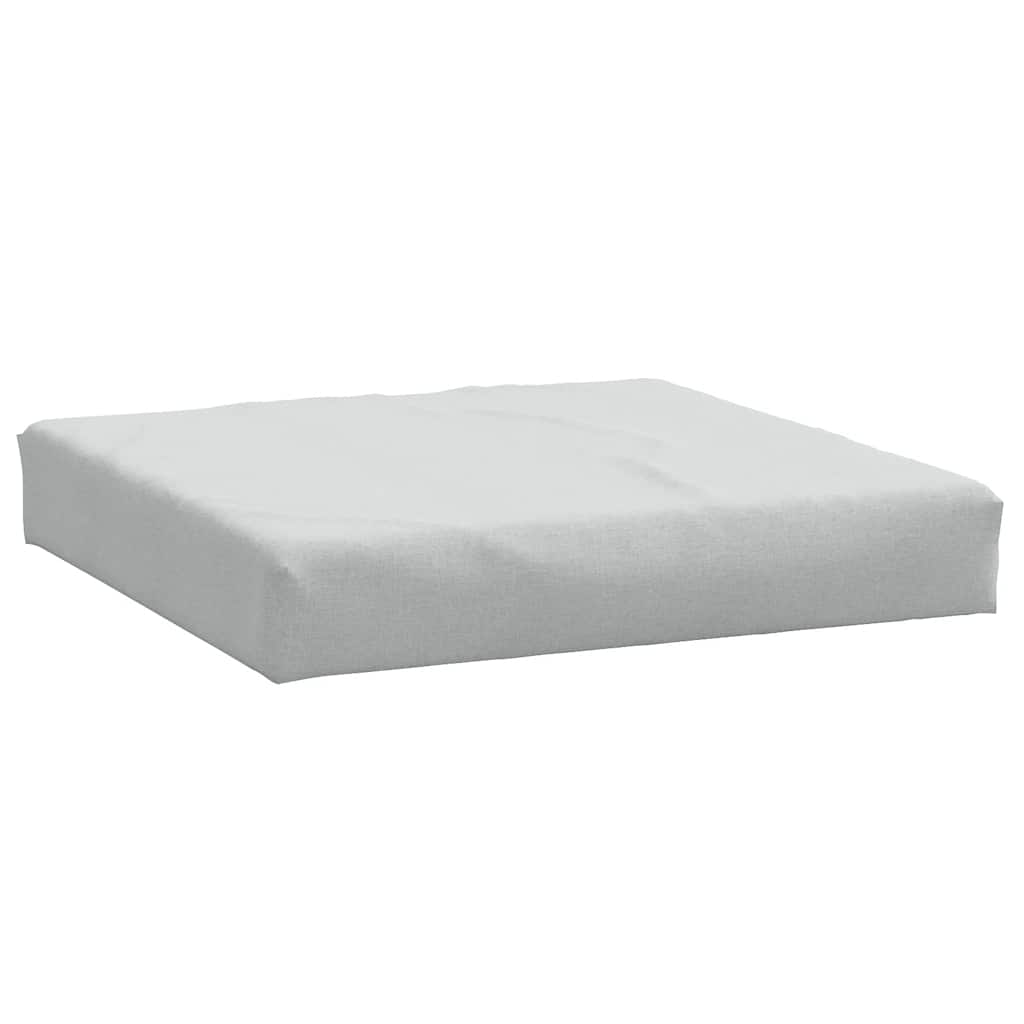 Cuscino per Pallet Grigio Chiaro Mélange 60x60x9,5 cm in Tessuto