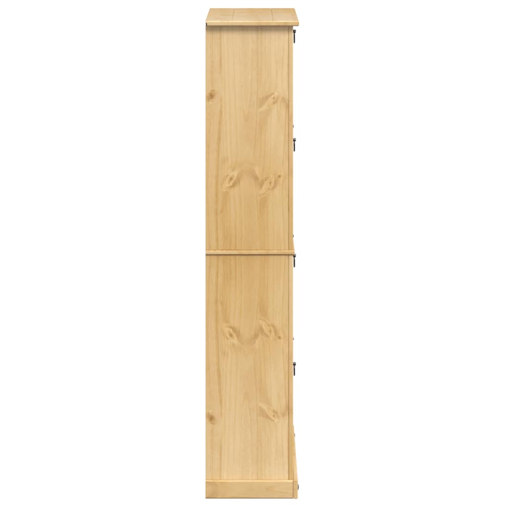 Scarpiera Corona 99x32x163,5 cm in Legno Massello di Pino