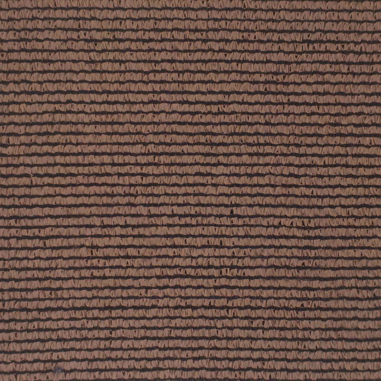 Schermo da balcone Marrone 75 x 1200 cm HDPE e alluminio