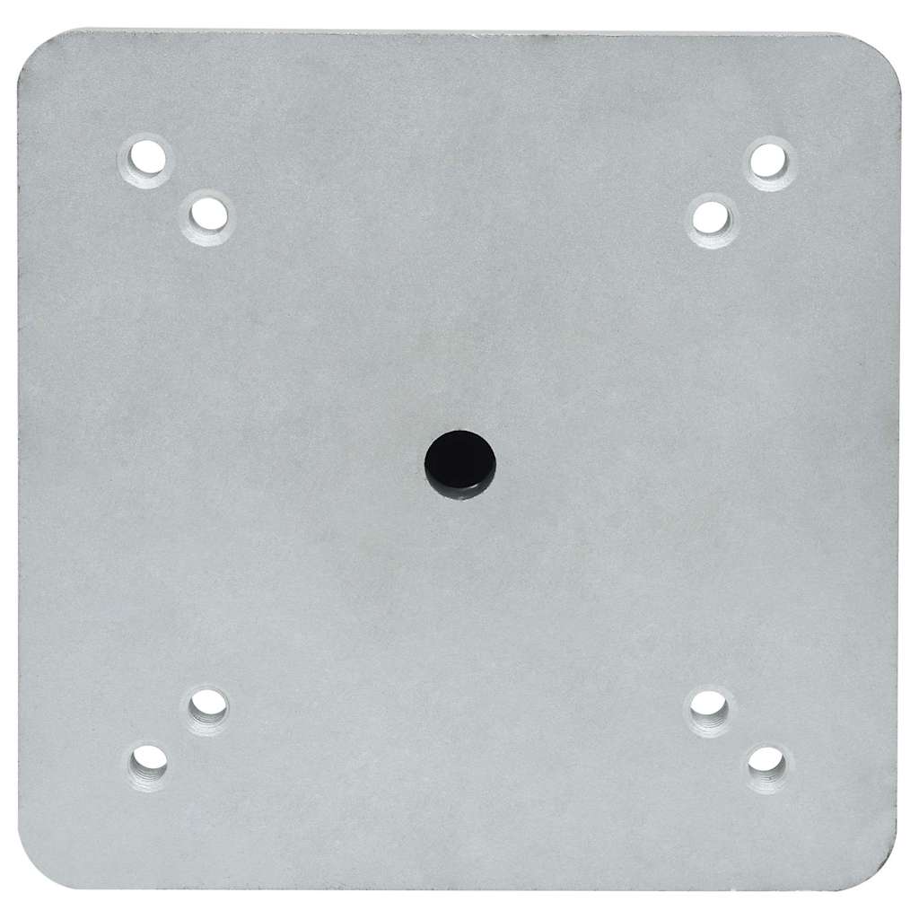Base per Ombrellone Interrata con Asta 16x16x52 cm in Acciaio