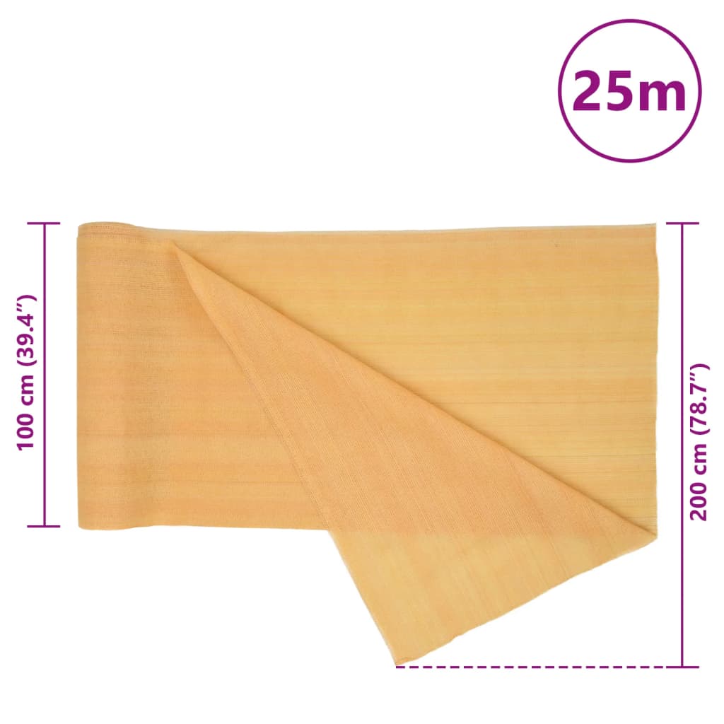 Rete per Privacy Sabbia 2x25 m in HDPE 75 g/m²