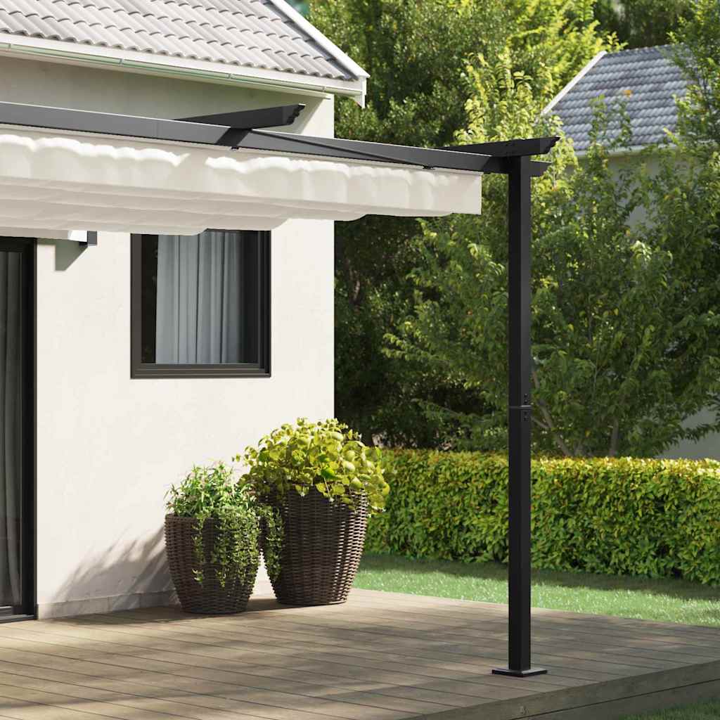 Gazebo 300 x 300 x 200 cm Crema Poliestere