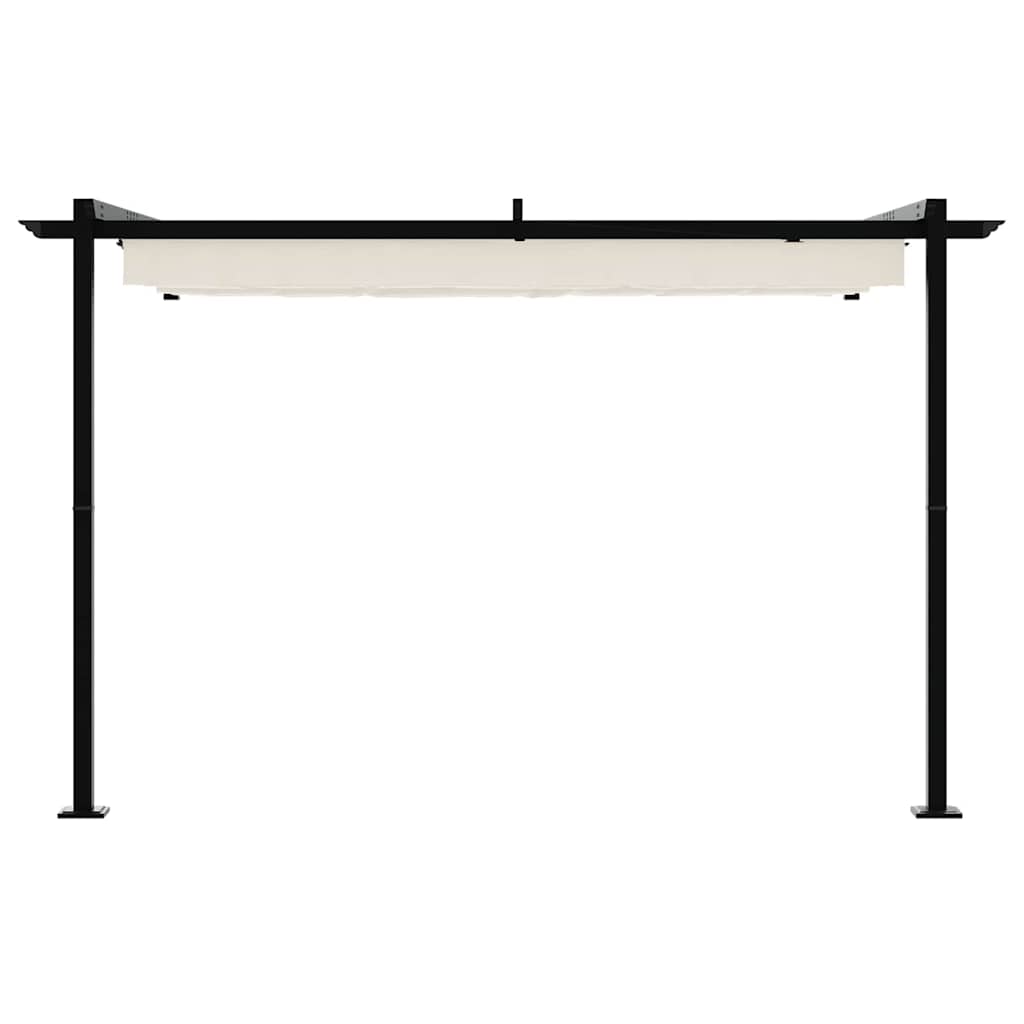 Gazebo 300 x 300 x 200 cm Crema Poliestere