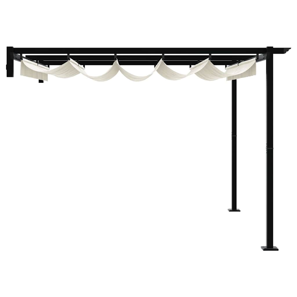 Gazebo 300 x 300 x 200 cm Crema Poliestere