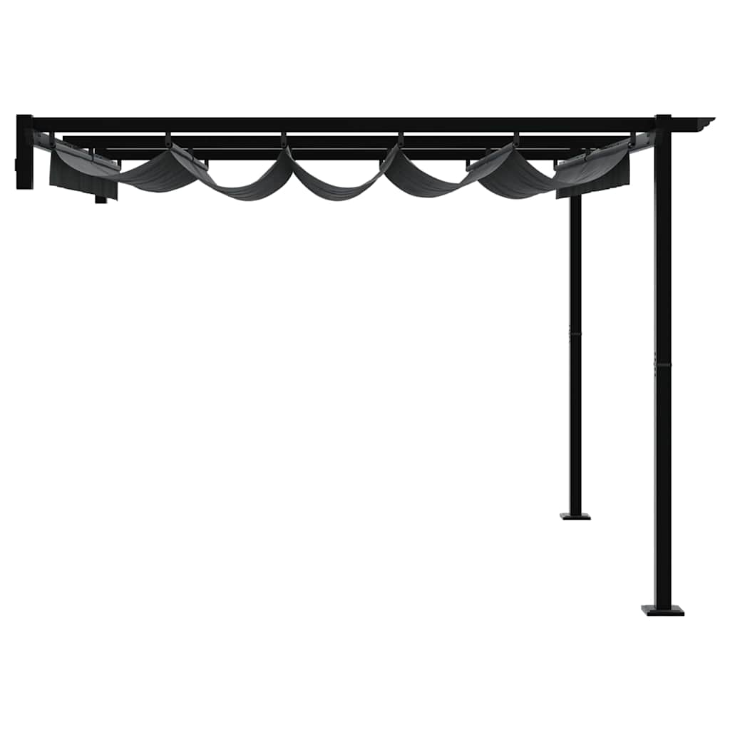 Gazebo 300 x 300 x 200 cm Antracite Poliestere