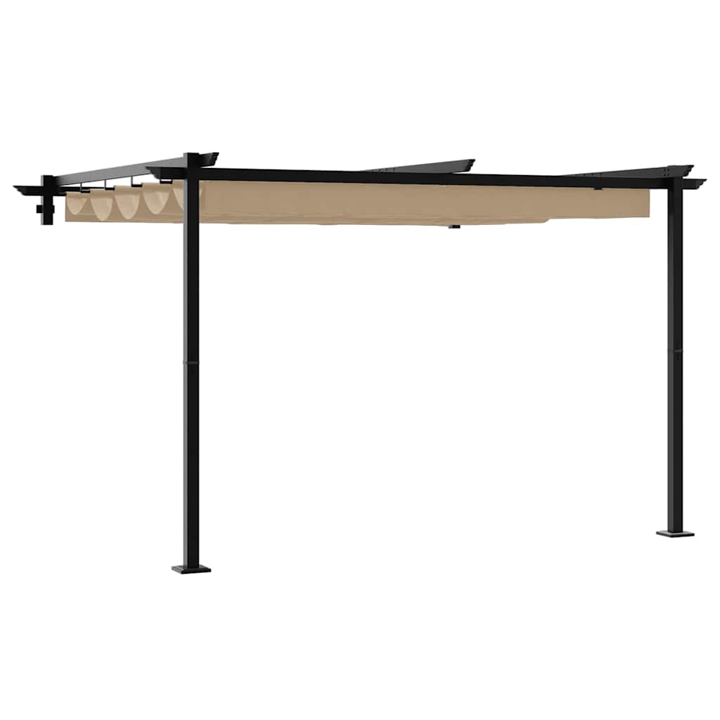 Gazebo 300 x 300 x 200 cm Tortora Poliestere