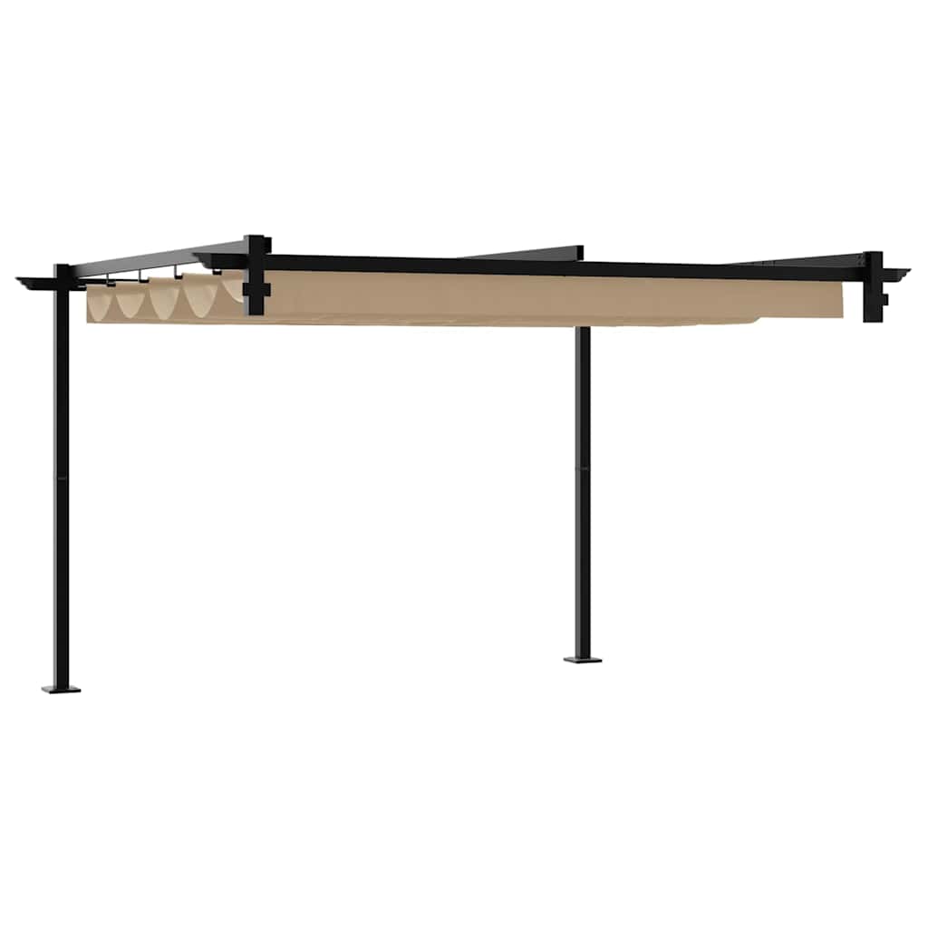 Gazebo 300 x 300 x 200 cm Tortora Poliestere