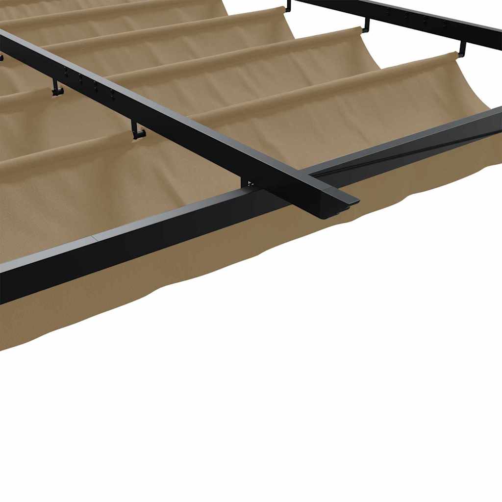 Gazebo 300 x 300 x 200 cm Tortora Poliestere