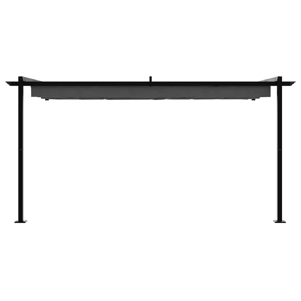 Gazebo 400 x 300 x 200 cm Antracite Poliestere